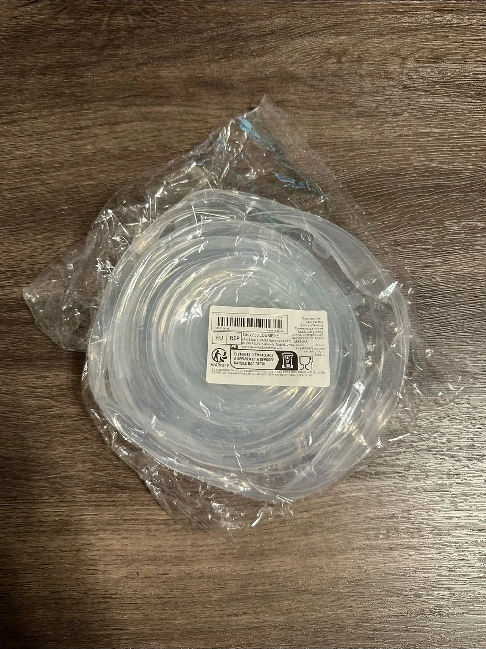 Clear Silicones Bowl Covers, various sizes, New in package